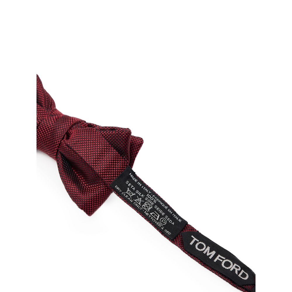 Bordeaux Silk Bowtie - Thumbnail 3