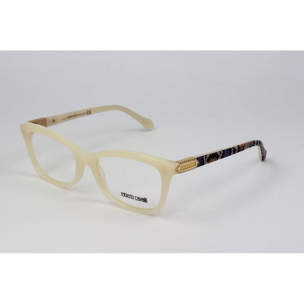 Roberto Cavalli White Acetate Glasses (frames) Accessory - Women