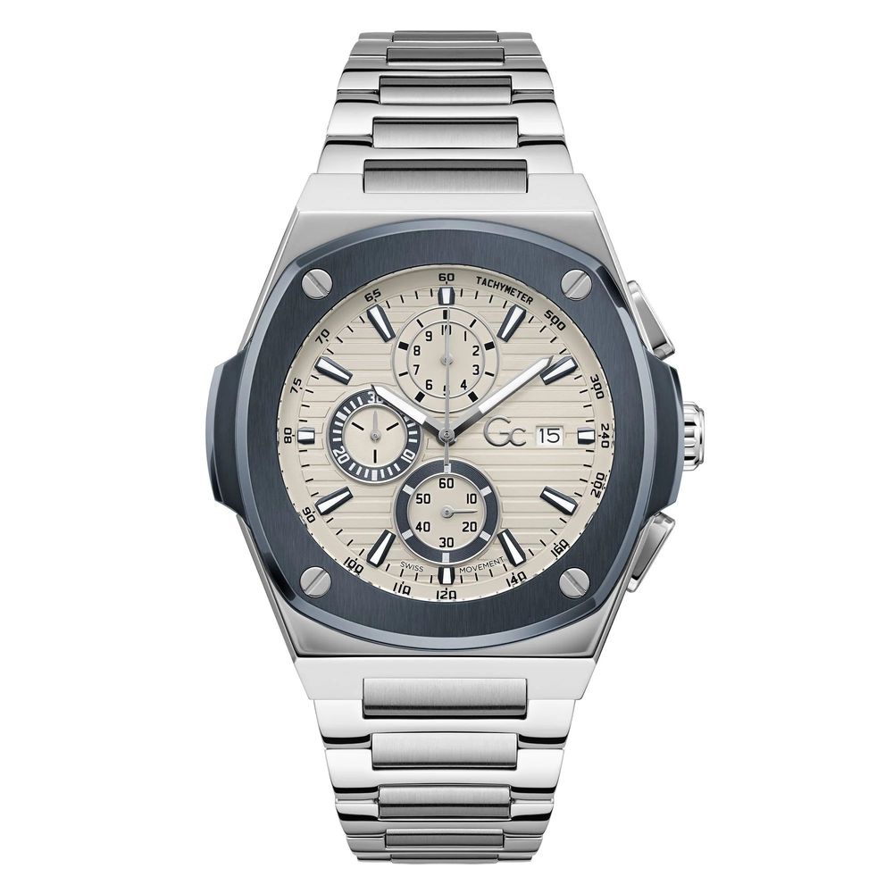 GC Gray Stainless Steel Dress Men's Watch
