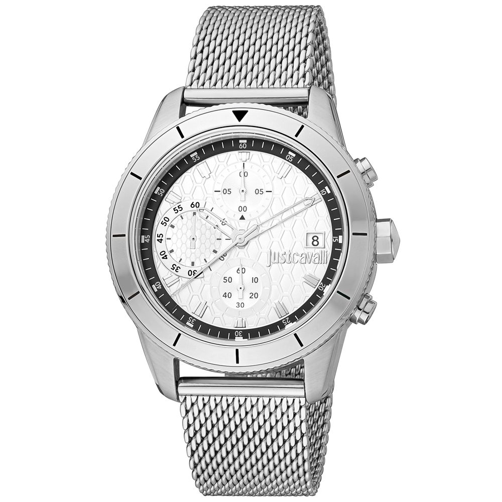 Gray Stainless Steel Bracelet Watch