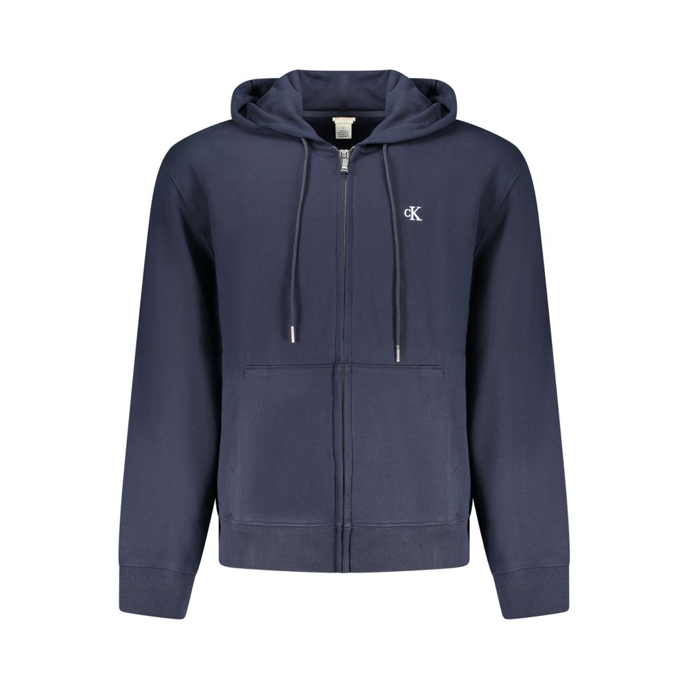 "Blu Cotton Men's Hooded Sweatshirt"