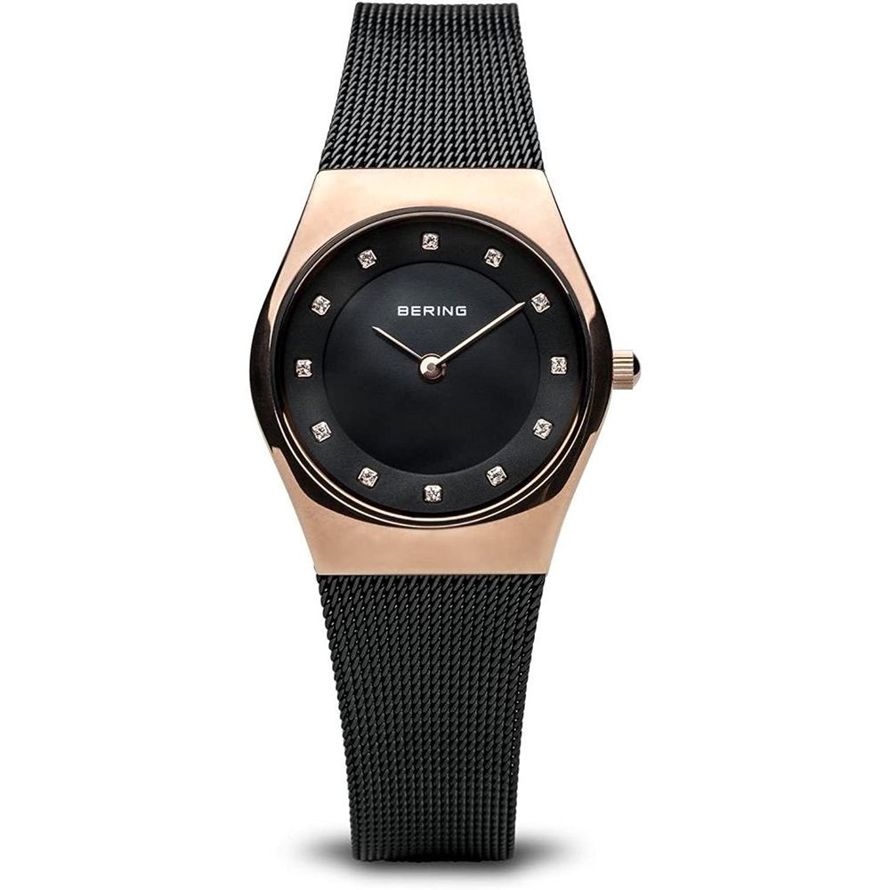 BERING Black Stainless Steel Dress Women's Watch