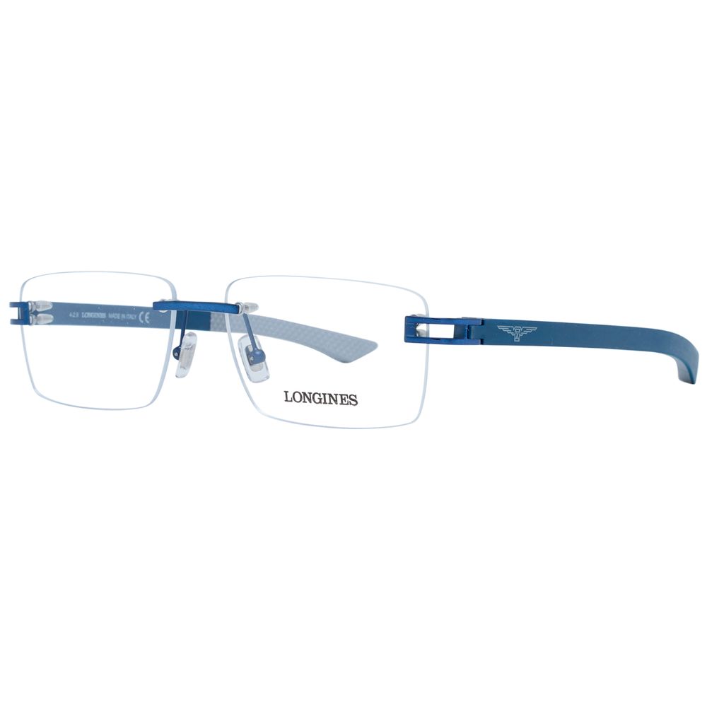 Longines Blue Metal Glasses Men's (Frames)