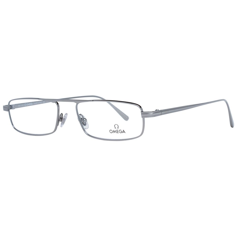 Omega Gray Metal Glasses Men's (Frames)