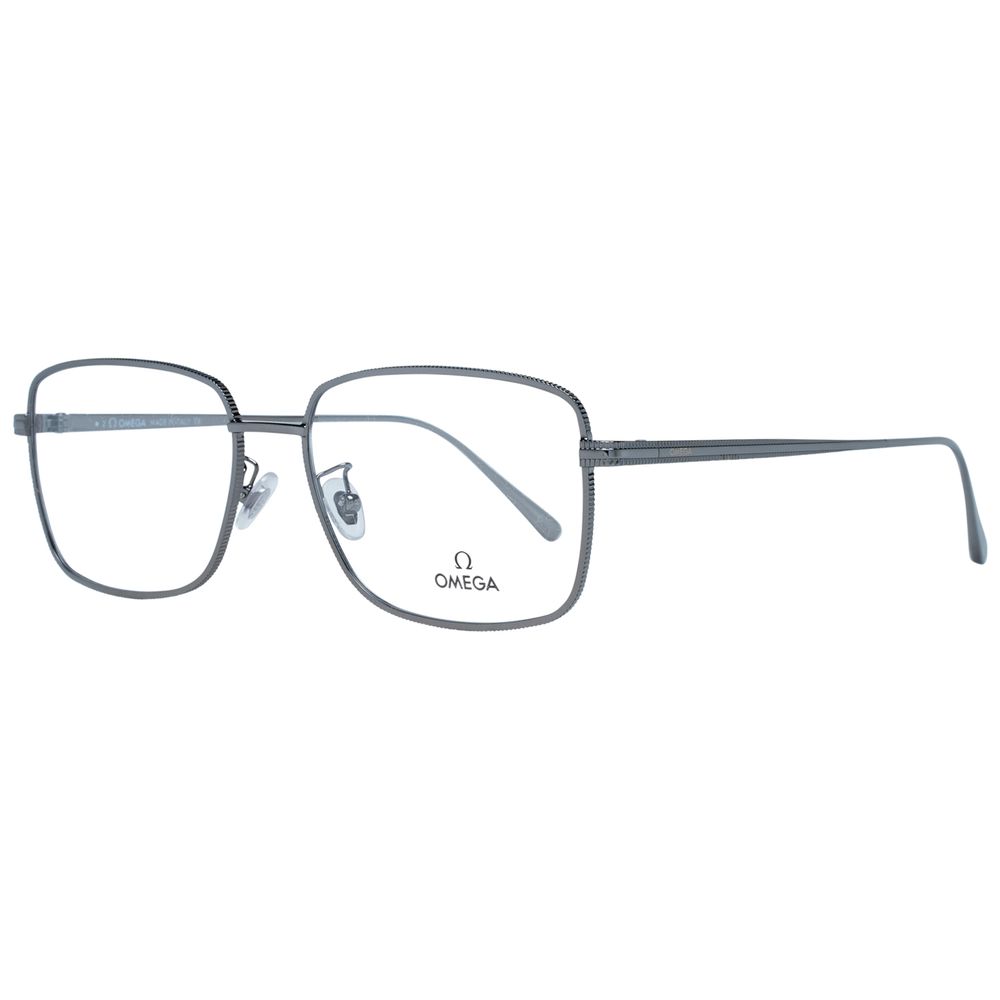 Omega Gray Metal Glasses Men's (Frames)