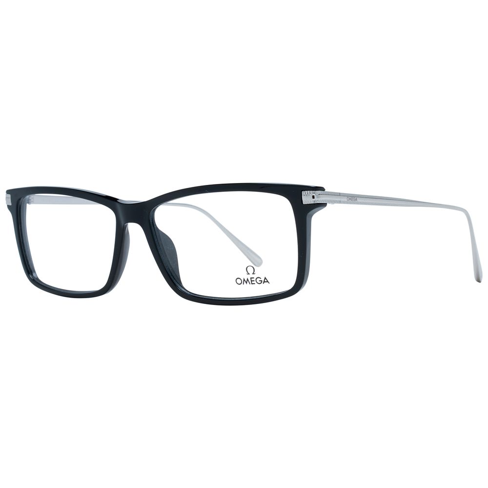 Omega Black Acetate Glasses Men's (Frames)