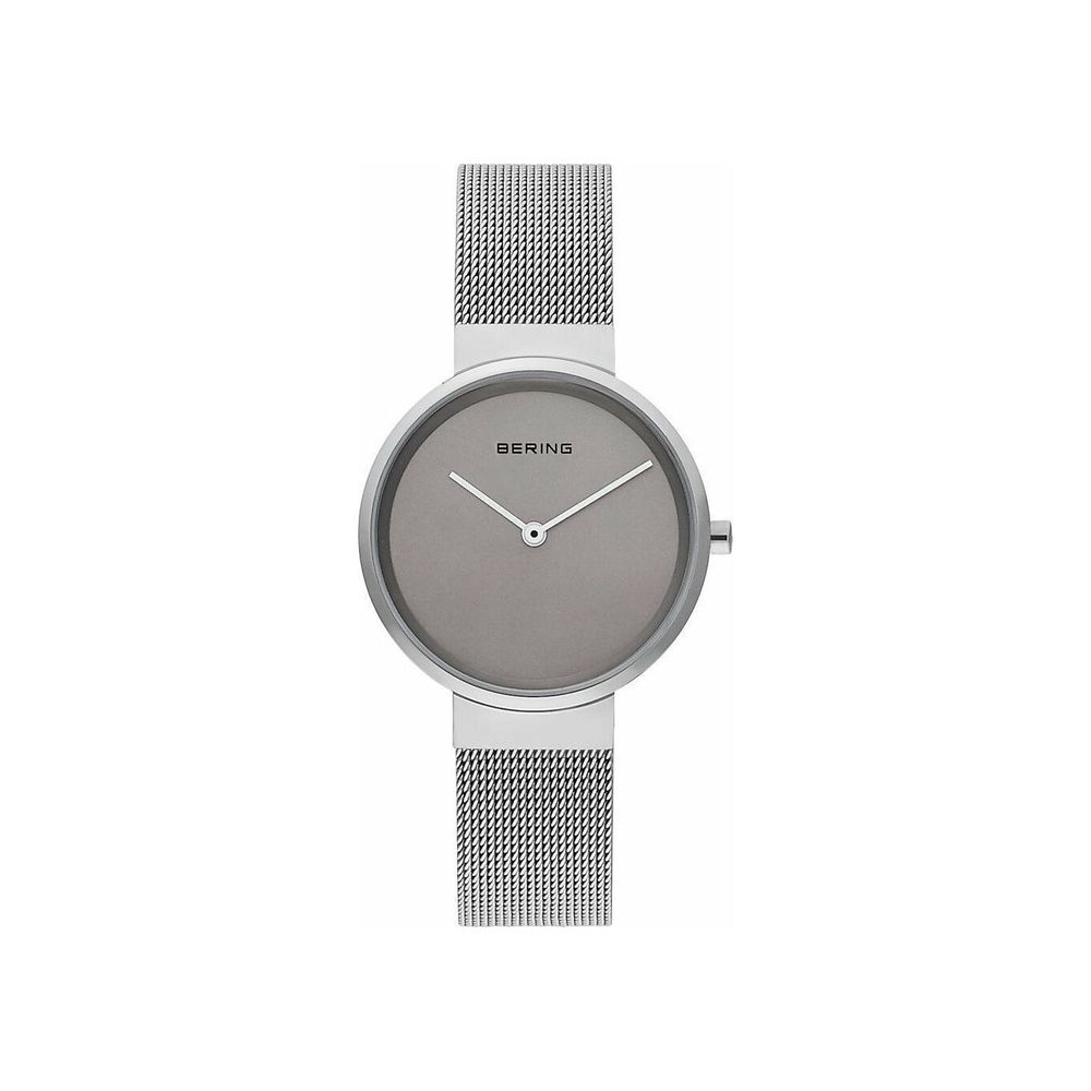 BERING Gray Stainless Steel Dress Women's Watch