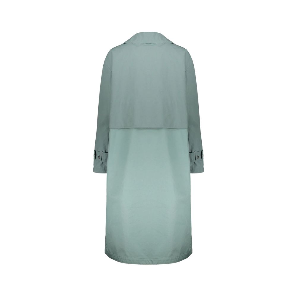 Green Cotton Coat - Thumbnail 2