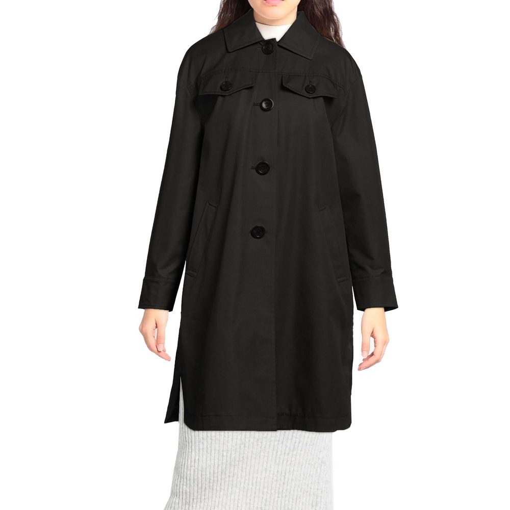 Black Cotton Parka - Thumbnail 2