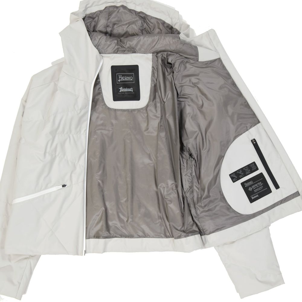 Gray Polyester Shell Jacket - Thumbnail 3