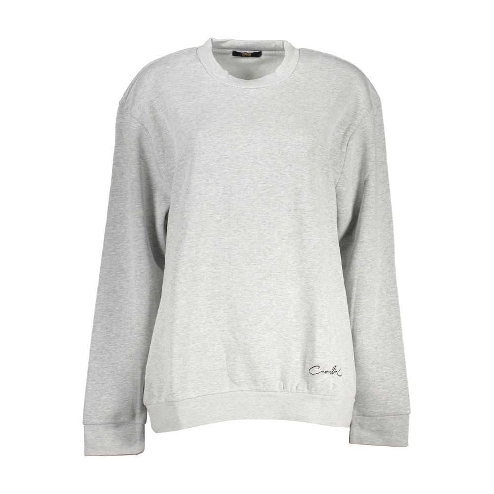 Grigio Polyester Women Sweatshirt
