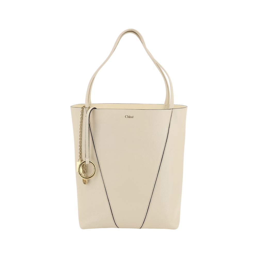 Beige Calf Leather Bos Taurus Shoulder Bag