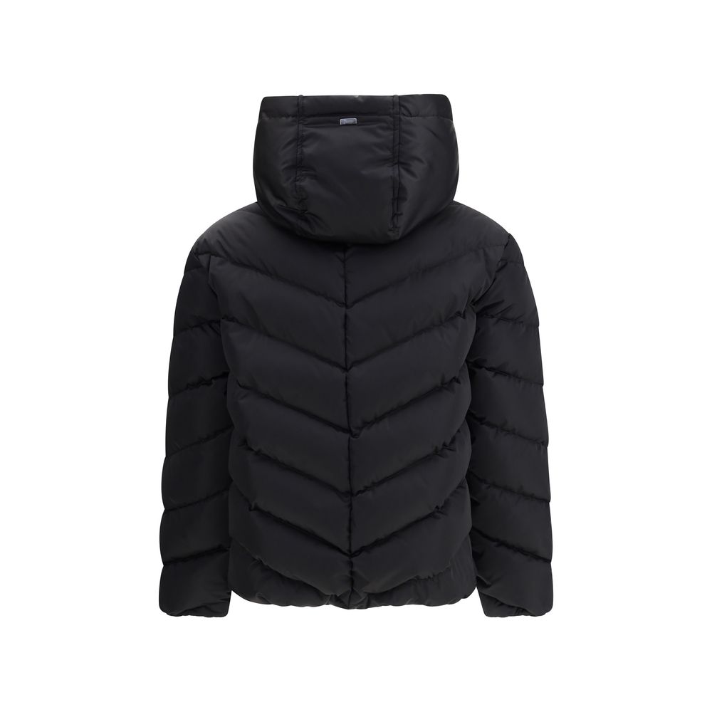 Black Polyester Jackets And Coat - Thumbnail 2