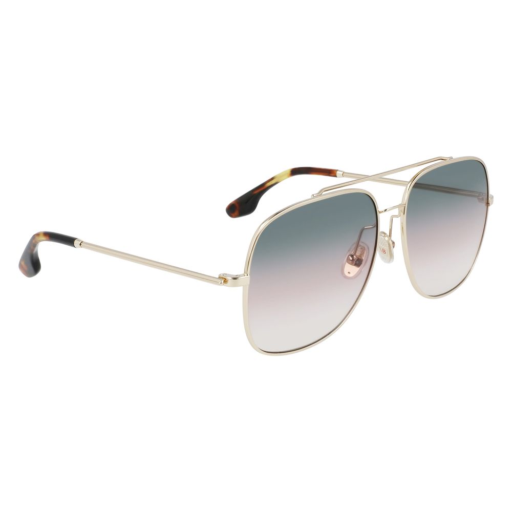 Gold Metal Sunglasses - Thumbnail 3