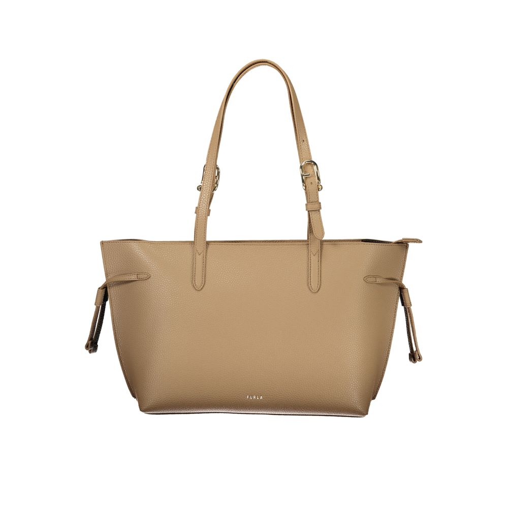 Marrone Leather Woman Handbag