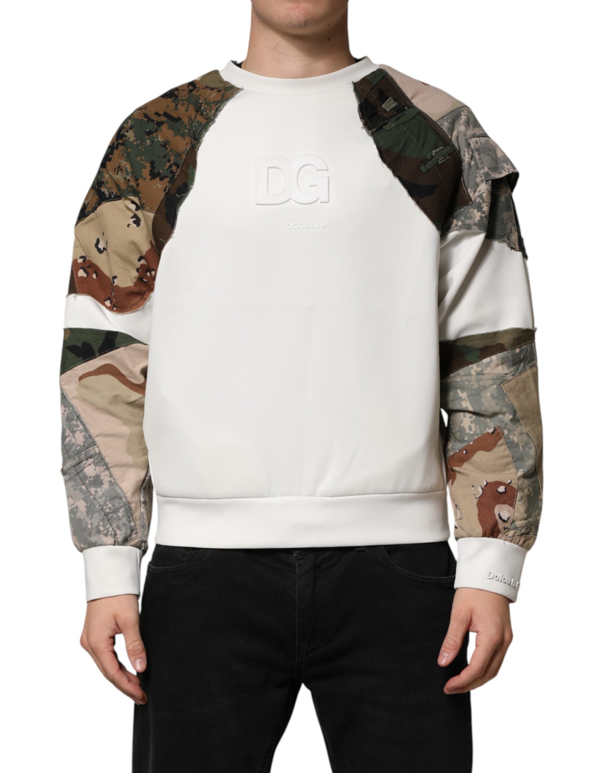 Multicolor Camouflage Sweatshirt Sweater