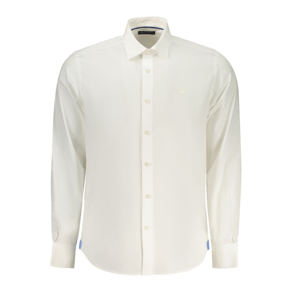 White Cotton Men's Shirt