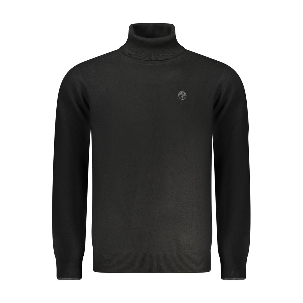 Black Polyamide Men Sweater