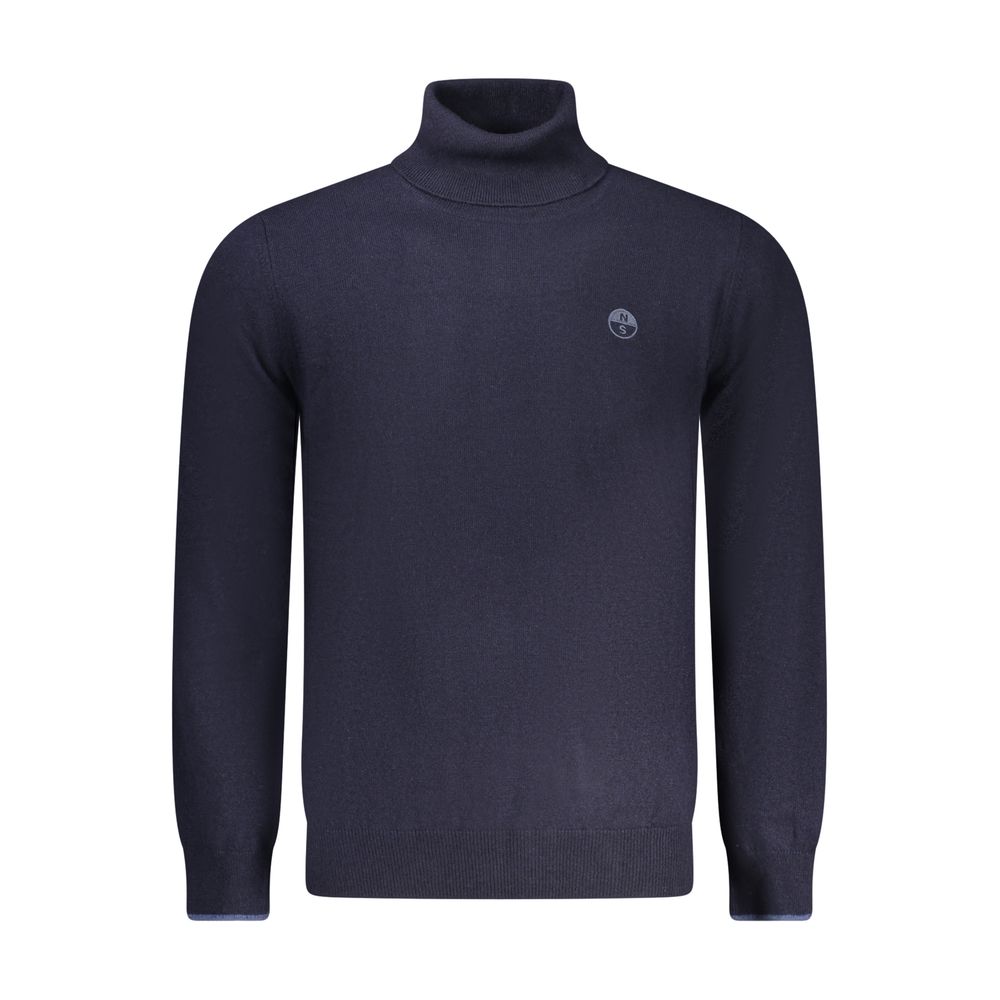 Blue Polyamide Men's Sweater