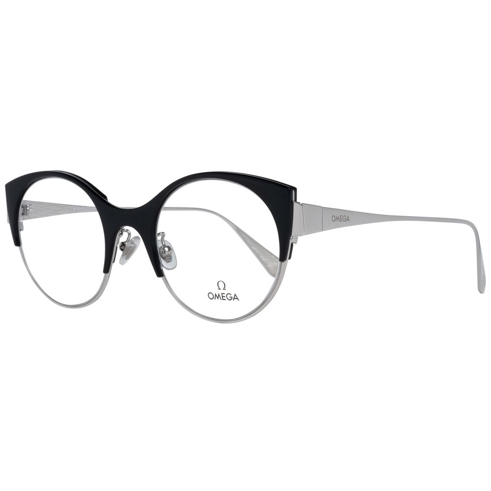 Omega Black Metal & Plastic Glasses Women's (Frames)