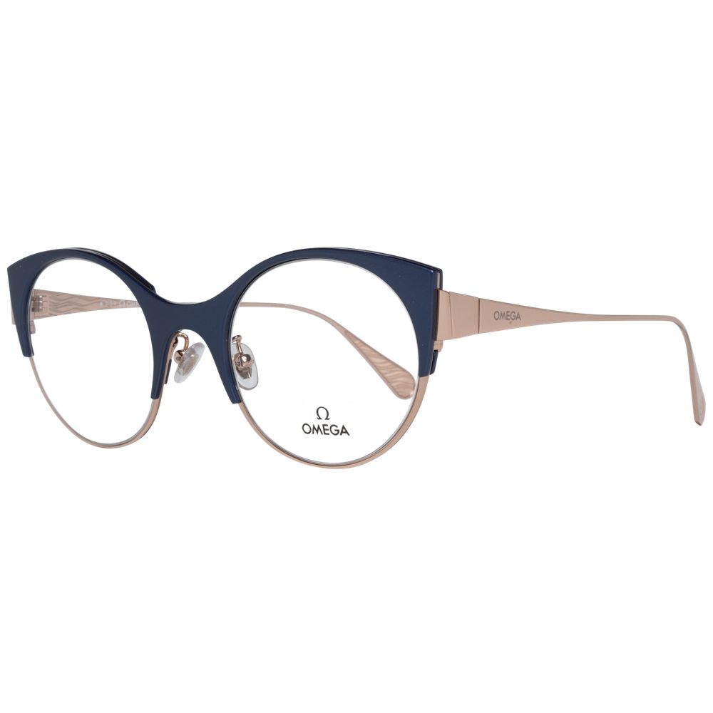 Omega Blue Metal & Plastic Glasses Women's (Frames)