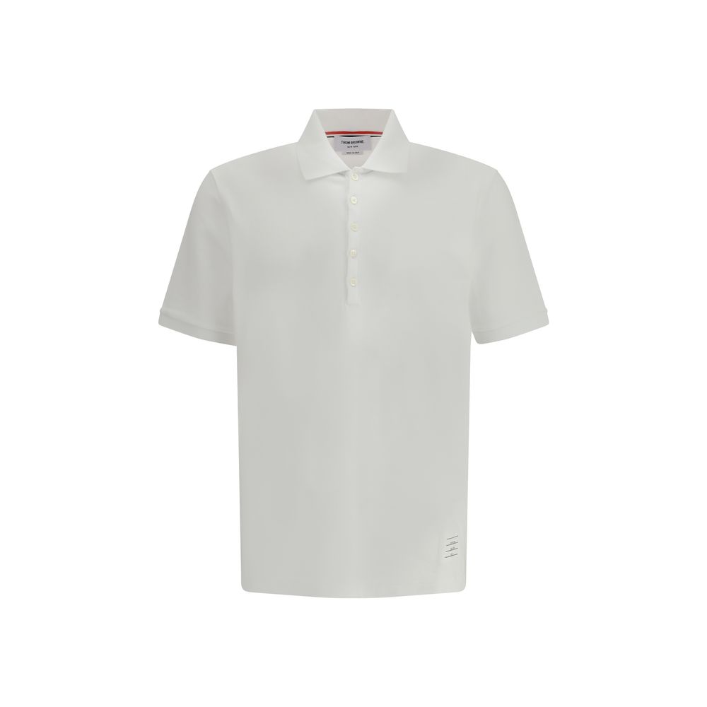 White Cotton Polo Shirt