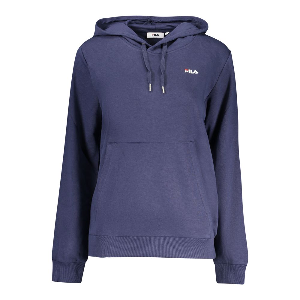 Blue Organic Cotton Womens Hoodie