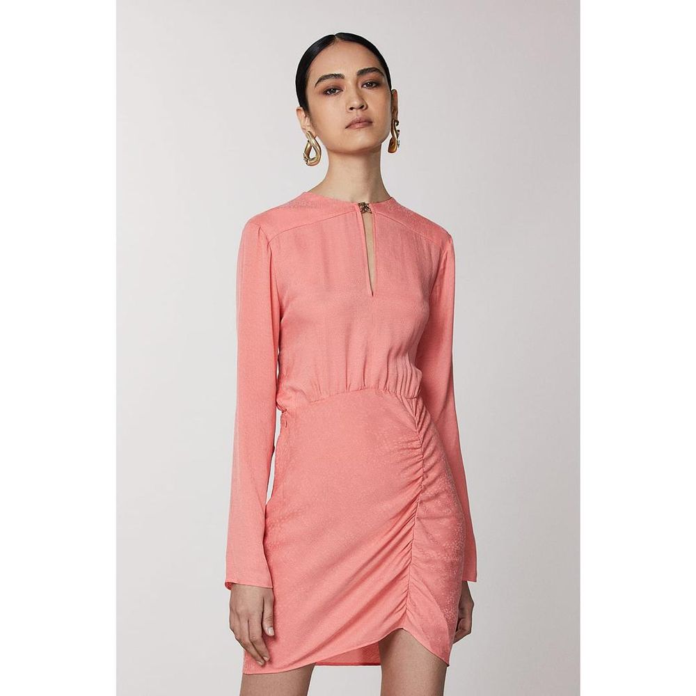 Pink Copper Casual Dress - Thumbnail 2